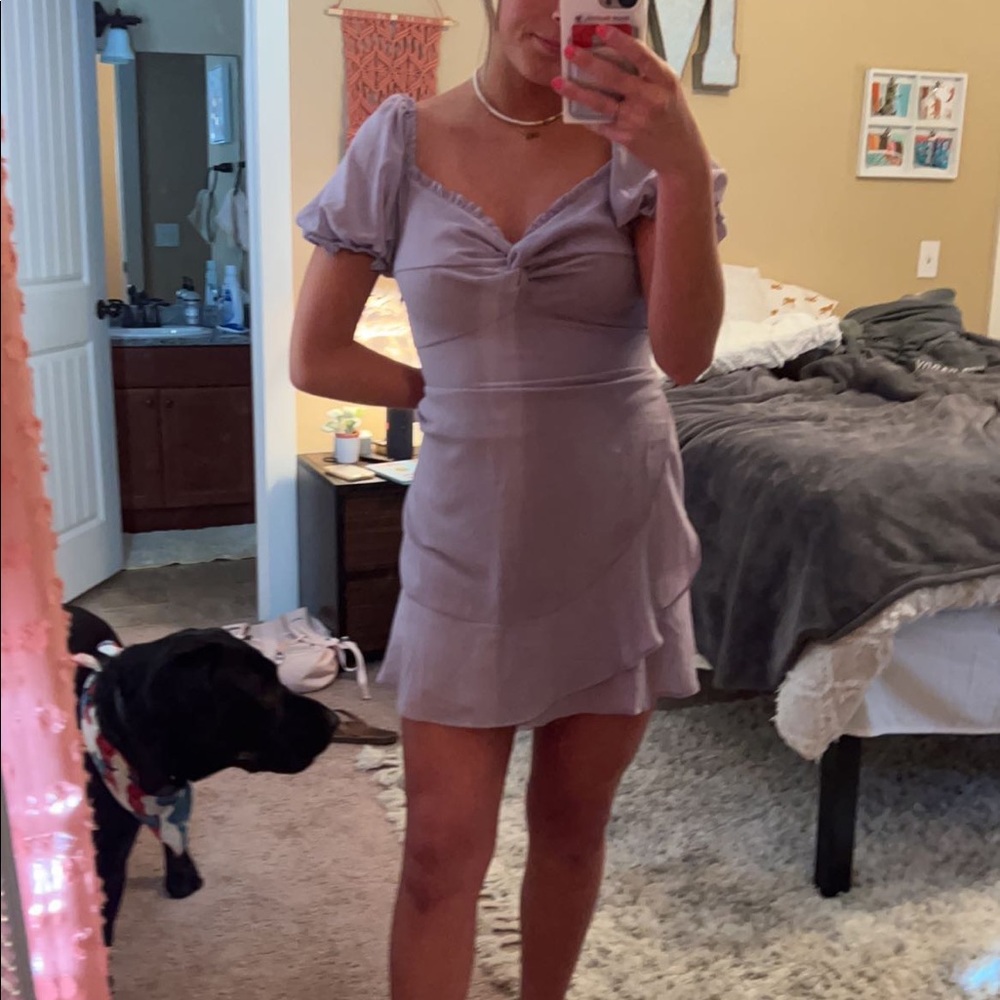 Purple dress